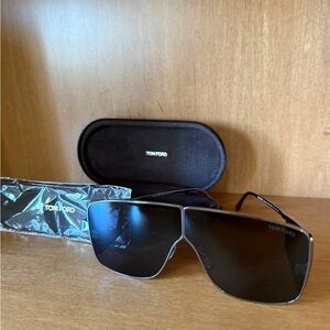 *SOLD*Tom Ford Black Sunglasses Square Spector Sunglasses TF 708